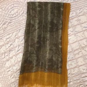 Beautiful loosely woven light wool shawl